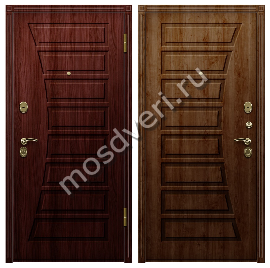 Одностворчатая дверь уличная в дом металлическая панель МДФ - купить от производителя Мосдвери Одностворчатая дверь уличная в дом металлическая панель МДФ