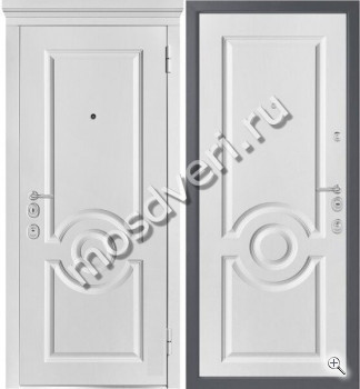 Дверь с терморазрывом белого цвета МДФ - купить от производителя Мосдвери Дверь с терморазрывом белого цвета МДФ