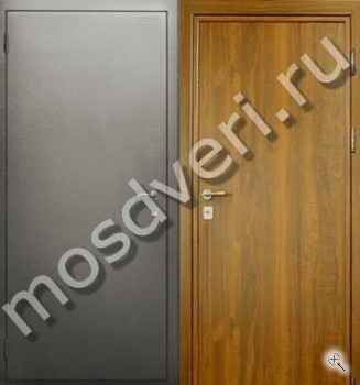 Дверь эконом класса с порошковым окрасом и ламинатом - купить от производителя Мосдвери Дверь эконом класса с порошковым окрасом и ламинатом